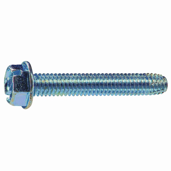 Midwest Fastener Sheet Metal Screw, 5/16"-18 x 2 in, Zinc Plated Steel Flange Hex Head External Hex Drive, 6 PK 38413 - main